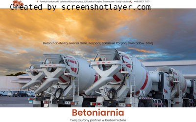 Dostarczany beton – na czas i trwale
