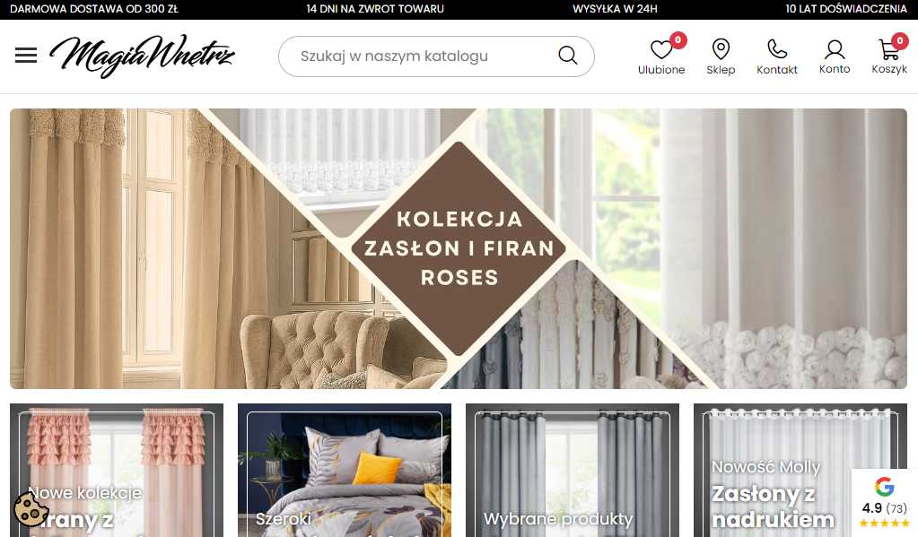 Firany, które rozjaśnią każde wnętrze magiawnetrz-sklep.pl